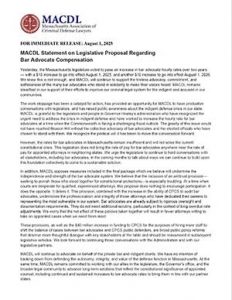 PDF image of letter regarding Bar Advocate Compendation