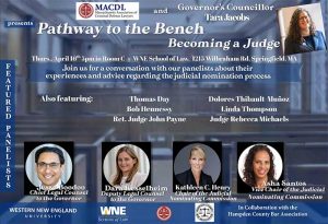 Image of poster for Becoming a Judge, April 16, 2026