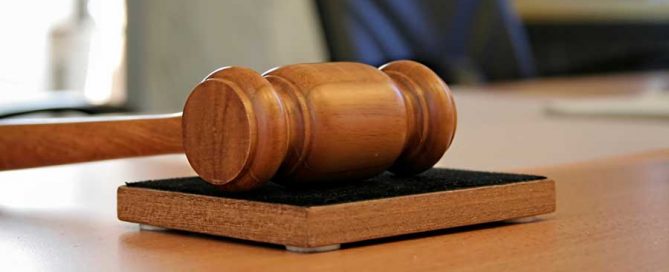 Gavel at a Judges Bench